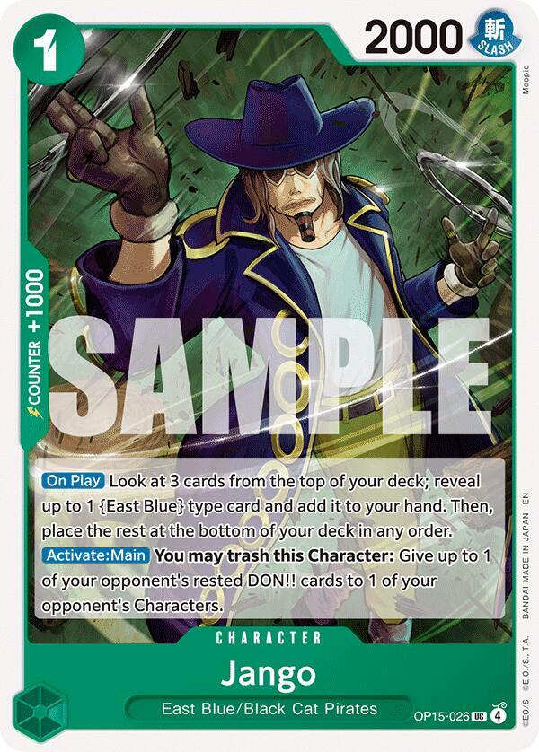 Jango OP15-026 – Adventure on Kami's Island | One Piece TCG