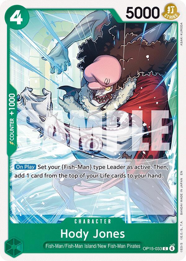 Hody Jones OP15-033 – Adventure on Kami's Island | One Piece TCG