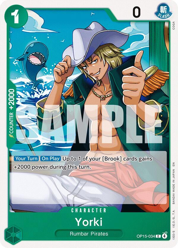 Yorki OP15-034 – Adventure on Kami's Island | One Piece TCG