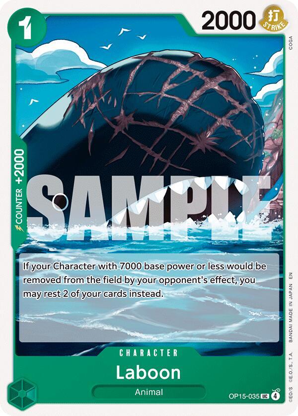 Laboon OP15-035 – Adventure on Kami's Island | One Piece TCG