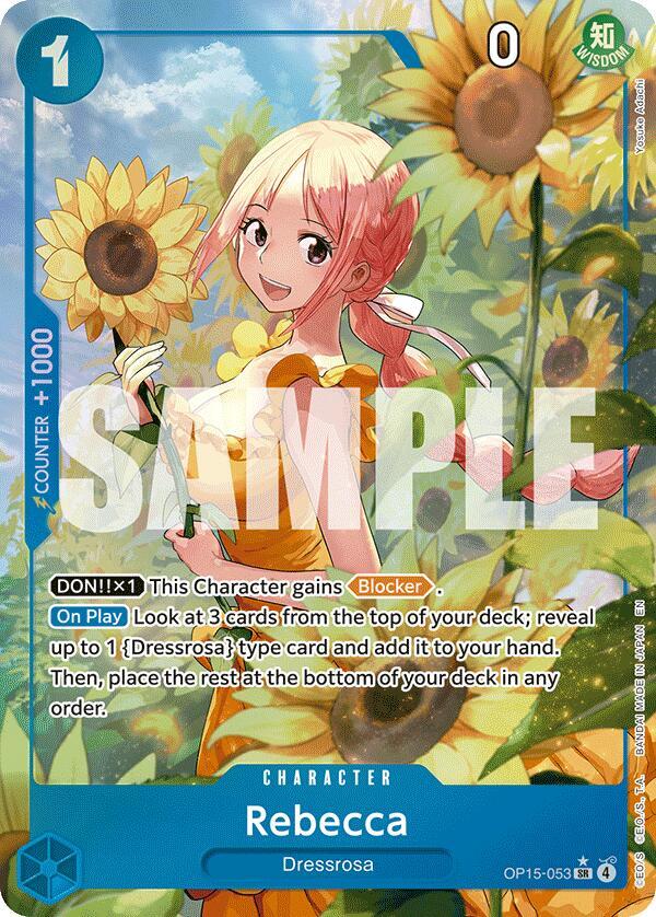 Rebecca Alternate Art OP15-053 – Adventure on Kami's Island | One Piece TCG