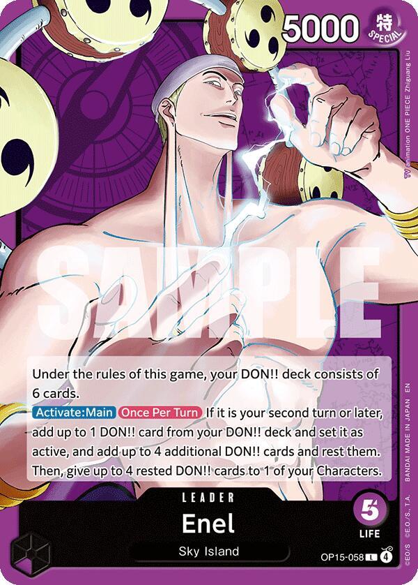 Enel OP15-058 – Adventure on Kami's Island | One Piece TCG
