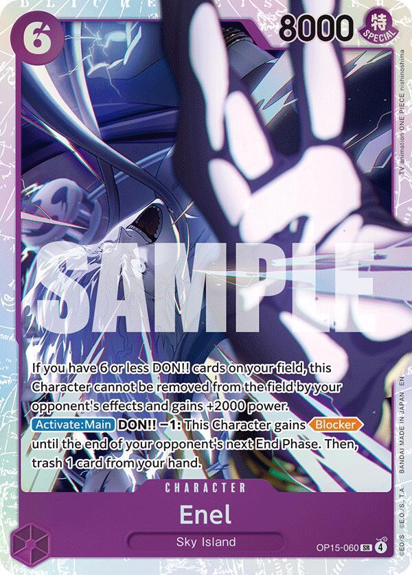 Enel OP15-060 – Adventure on Kami's Island | One Piece TCG