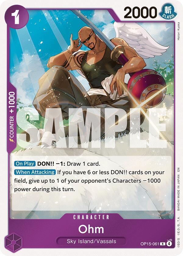 Ohm OP15-061 – Adventure on Kami's Island | One Piece TCG