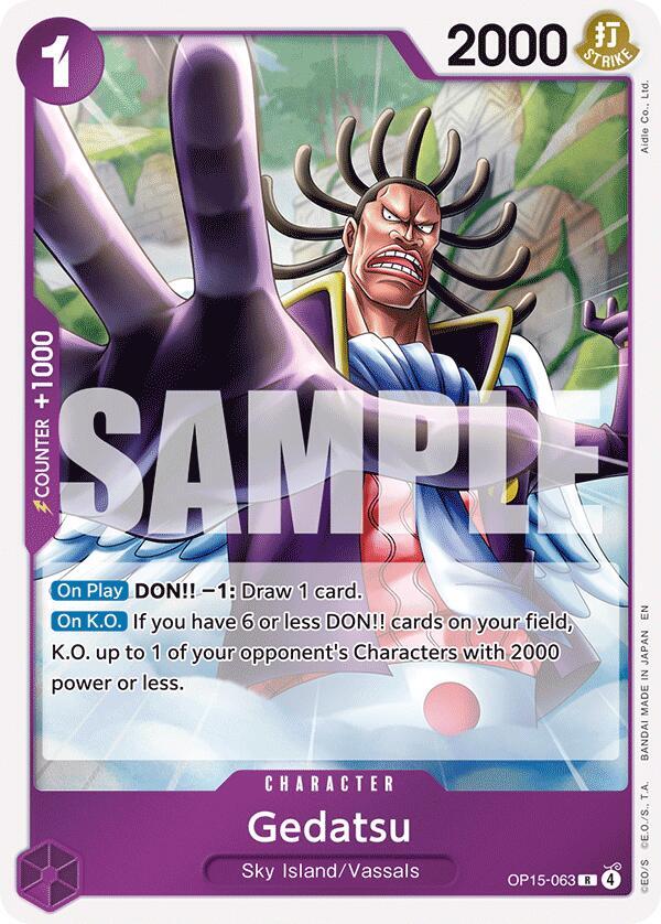 Gedatsu OP15-063 – Adventure on Kami's Island | One Piece TCG
