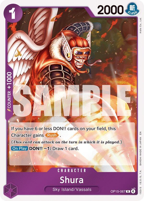 Shura OP15-067 – Adventure on Kami's Island | One Piece TCG