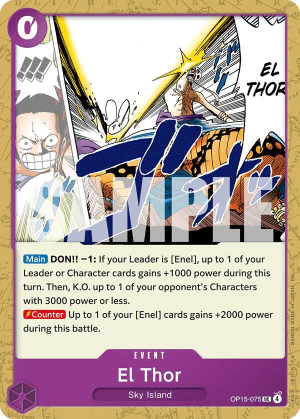 El Thor OP15-075 – Adventure on Kami's Island | One Piece TCG