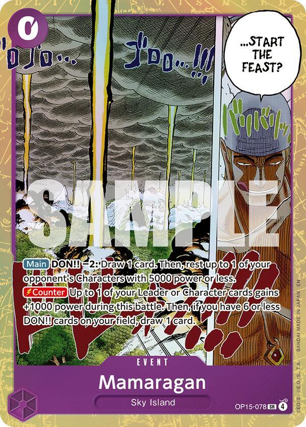 Mamaragan OP15-078 – Adventure on Kami's Island | One Piece TCG