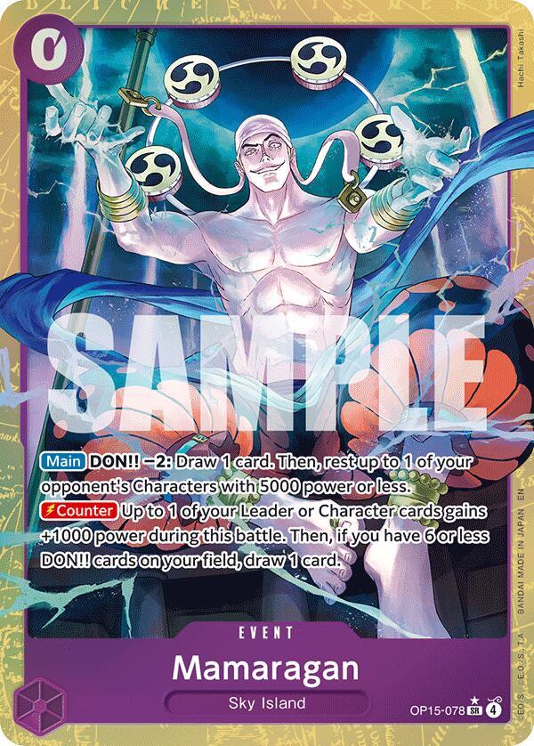 Mamaragan Alternate Art OP15-078 – Adventure on Kami's Island | One Piece TCG
