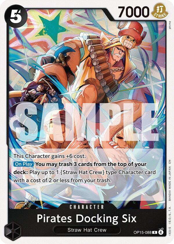 Pirates Docking Six OP15-088 – Adventure on Kami's Island | One Piece TCG