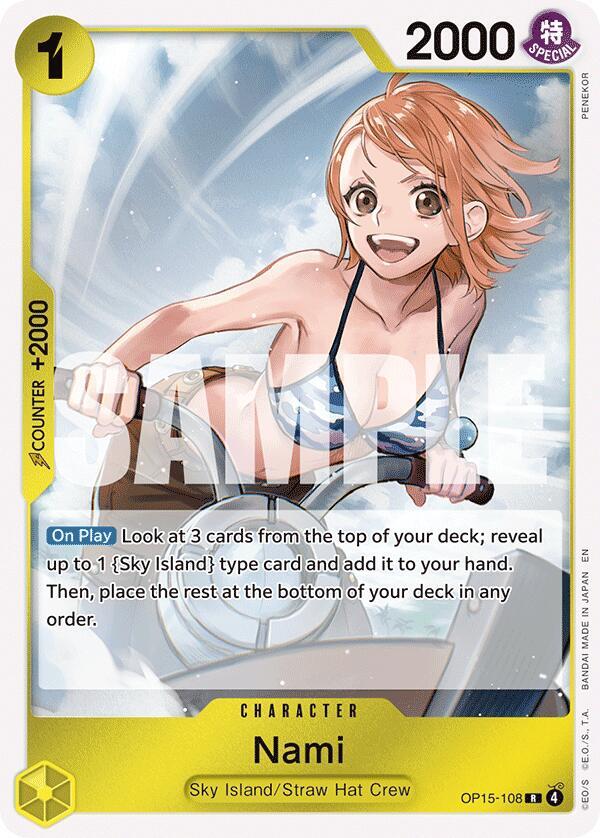 Nami OP15-108 – Adventure on Kami's Island | One Piece TCG