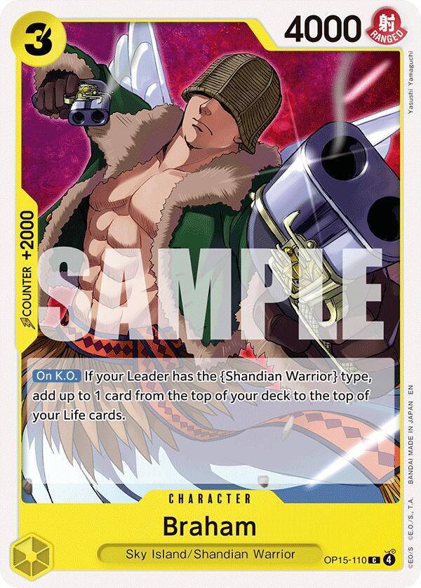 Braham OP15-110 – Adventure on Kami's Island | One Piece TCG