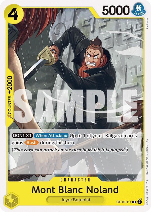 Mont Blanc Noland OP15-111 – Adventure on Kami's Island | One Piece TCG