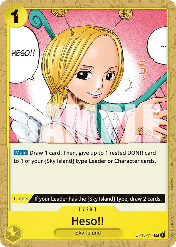 Heso!! OP15-117 – Adventure on Kami's Island | One Piece TCG