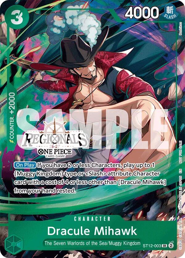 Dracule Mihawk Regional Participation Pack 2026 Vol.1 ST12-003 | One Piece TCG