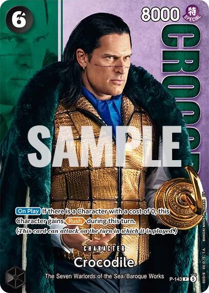 Crocodile Premium Card Collection -Live Action Edition Vol.2 Baroque Works- P-143 | One Piece TCG