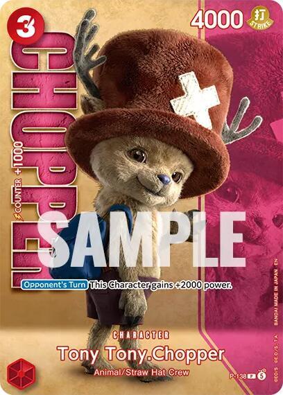 Tony Tony.Chopper Premium Card Collection -Live Action Edition Vol.2 Straw Hat Crew- P-138 | One Piece TCG