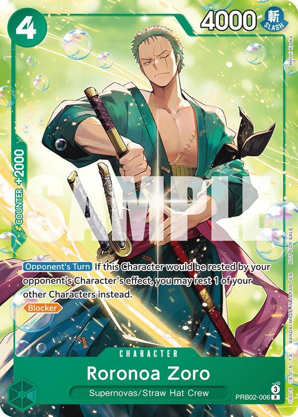 Roronoa Zoro Welcome Pack 2026 Vol.1 PRB02-006 | One Piece TCG