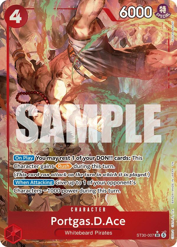 Portgas D. Ace Alternate Art ST30-007 – Starter Deck EX: Luffy & Ace | One Piece TCG