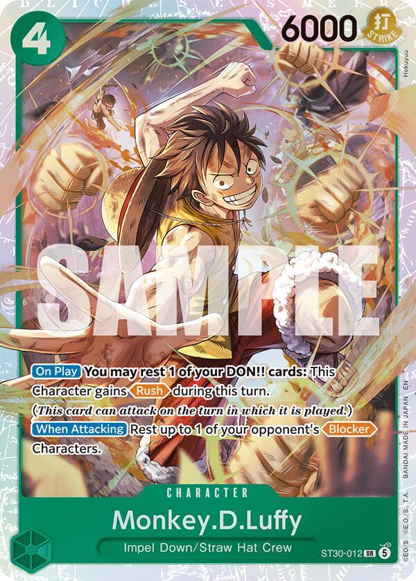 Monkey D. Luffy ST30-012 – Starter Deck EX: Luffy & Ace | One Piece TCG