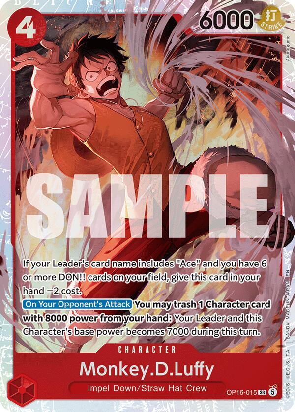 Monkey.D.Luffy OP16-015 – The Time of Battle | One Piece TCG