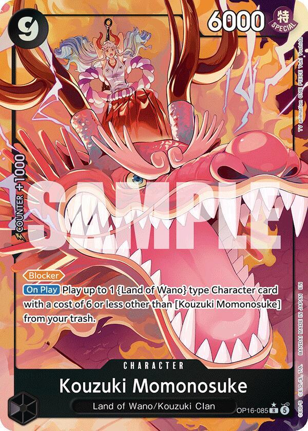 Kouzuki Momonosuke Alternate Art OP16-085 – The Time of Battle | One Piece TCG