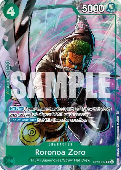 Roronoa Zoro Premium Card Collection -Best Selection Vol. 6- OP13-037 | One Piece TCG
