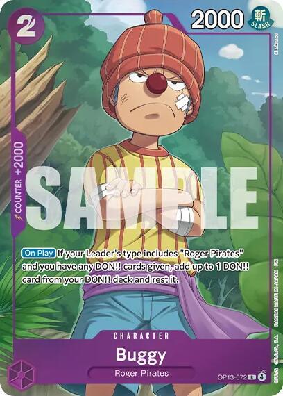 Buggy Premium Card Collection -Best Selection Vol. 6- OP13-072 | One Piece TCG