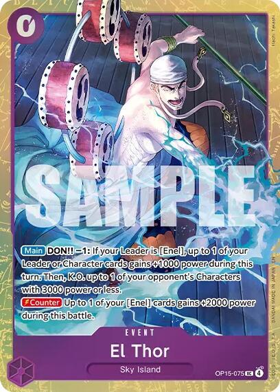 El Thor Premium Card Collection -Best Selection Vol. 6- OP15-075 | One Piece TCG