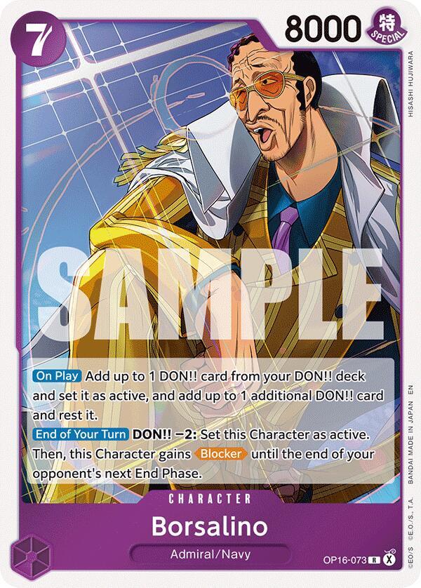 Borsalino OP16-073 – The Time of Battle | One Piece TCG