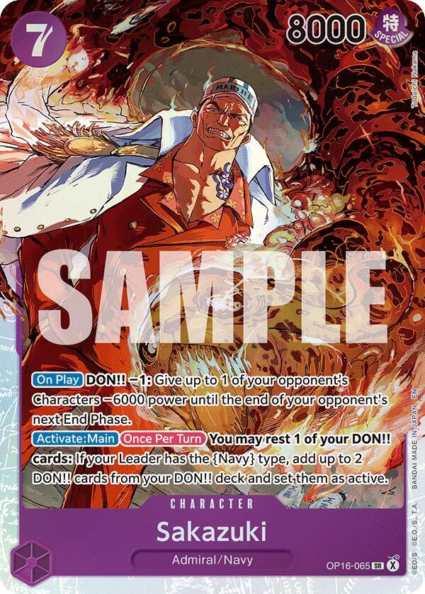 Sakazuki OP16-065 – The Time of Battle | One Piece TCG