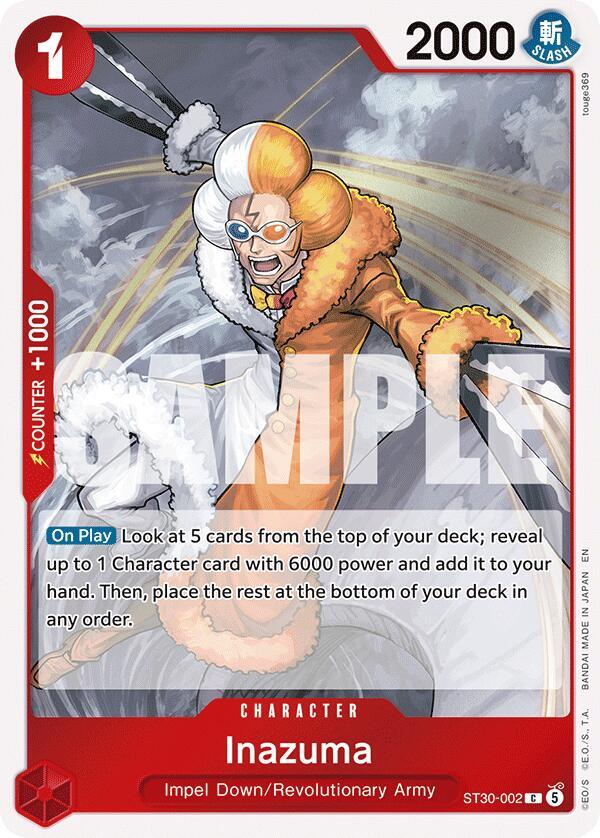 Inazuma ST30-002 – Starter Deck EX: Luffy & Ace | One Piece TCG