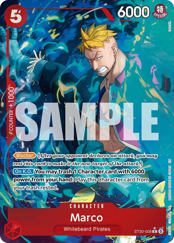Marco Full Art ST30-008 – Starter Deck EX: Luffy & Ace | One Piece TCG