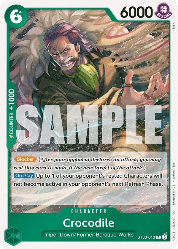 Crocodile ST30-010 – Starter Deck EX: Luffy & Ace | One Piece TCG