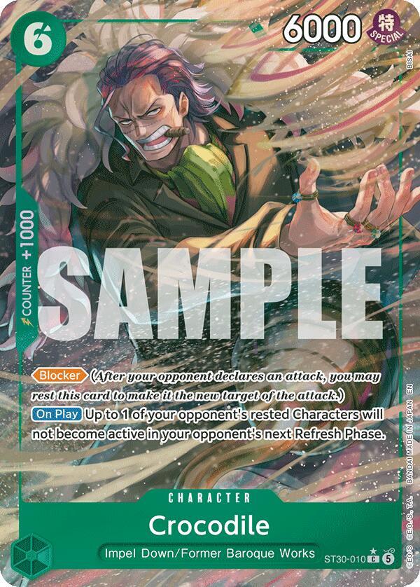 Crocodile Full Art ST30-010 – Starter Deck EX: Luffy & Ace | One Piece TCG
