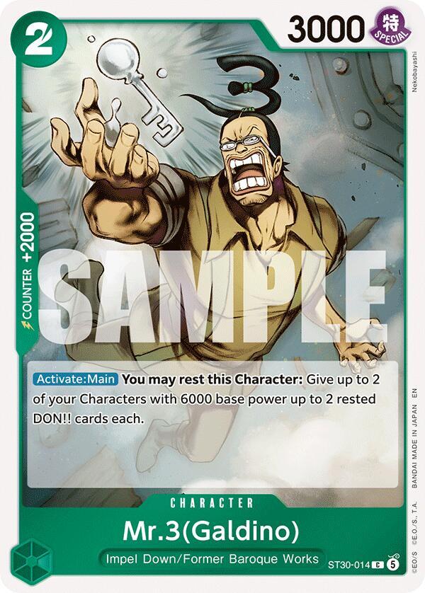 Mr.3(Galdino) ST30-014 – Starter Deck EX: Luffy & Ace | One Piece TCG