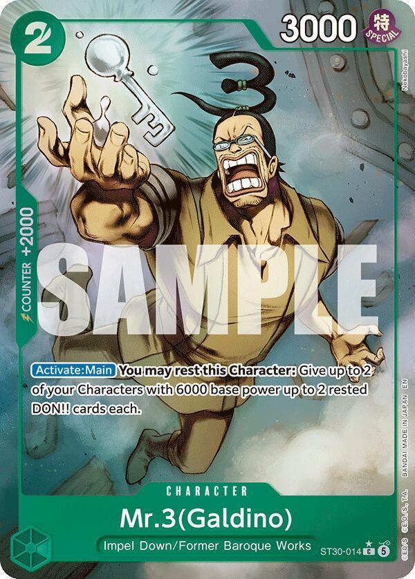 Mr.3(Galdino) Full Art ST30-014 – Starter Deck EX: Luffy & Ace | One Piece TCG