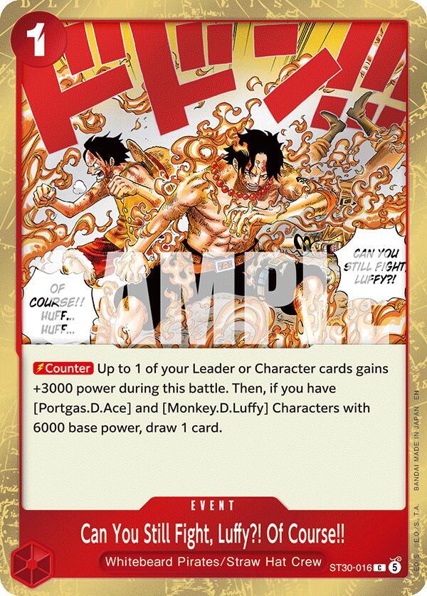 Can You Still Fight, Luffy?! Of Course!! ST30-016 – Starter Deck EX: Luffy & Ace | One Piece TCG