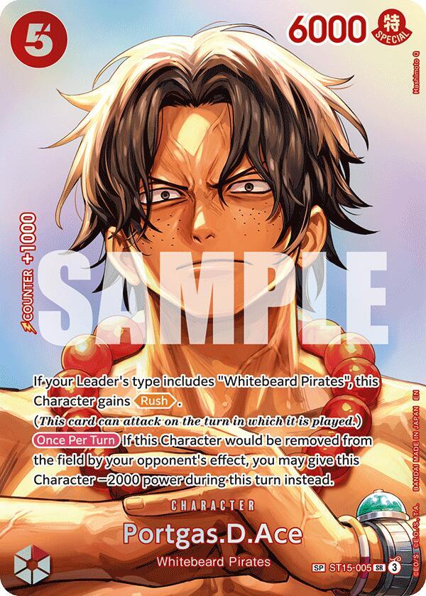 Portgas.D.Ace SP ST15-005 – The Time of Battle | One Piece TCG