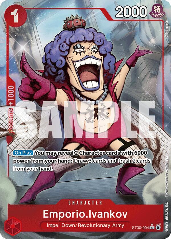 Emporio Ivankov Full Art ST30-004 – Starter Deck EX: Luffy & Ace | One Piece TCG