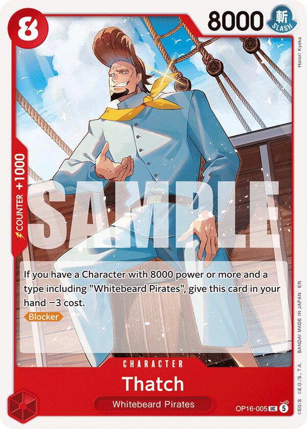 Thatch OP16-005 – The Time of Battle | One Piece TCG