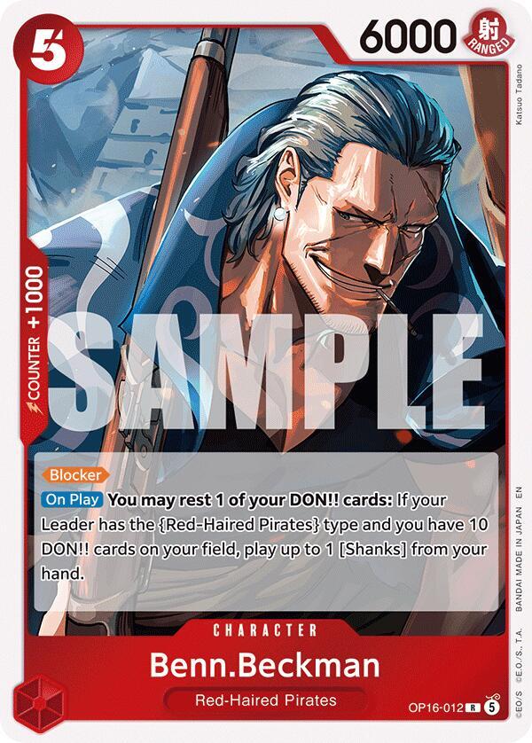 Benn.Beckman OP16-012 – The Time of Battle | One Piece TCG