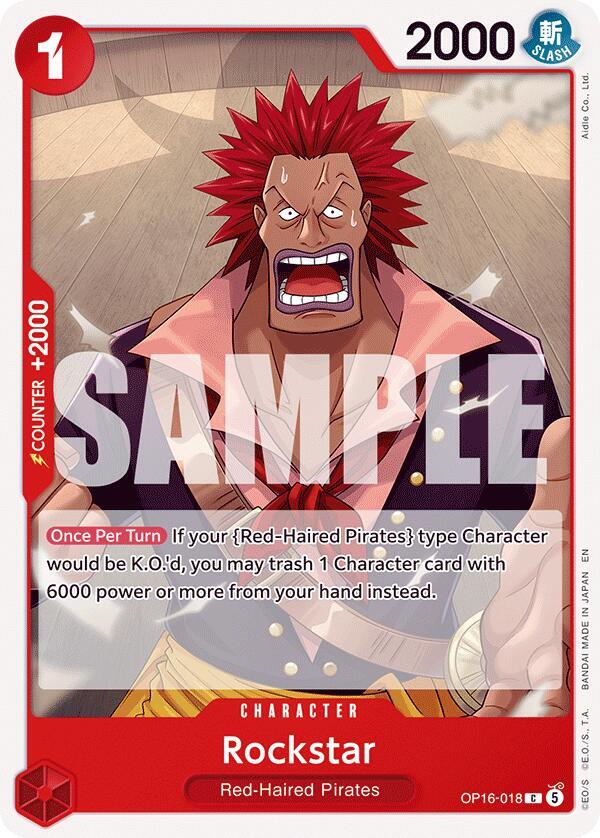Rockstar OP16-018 – The Time of Battle | One Piece TCG