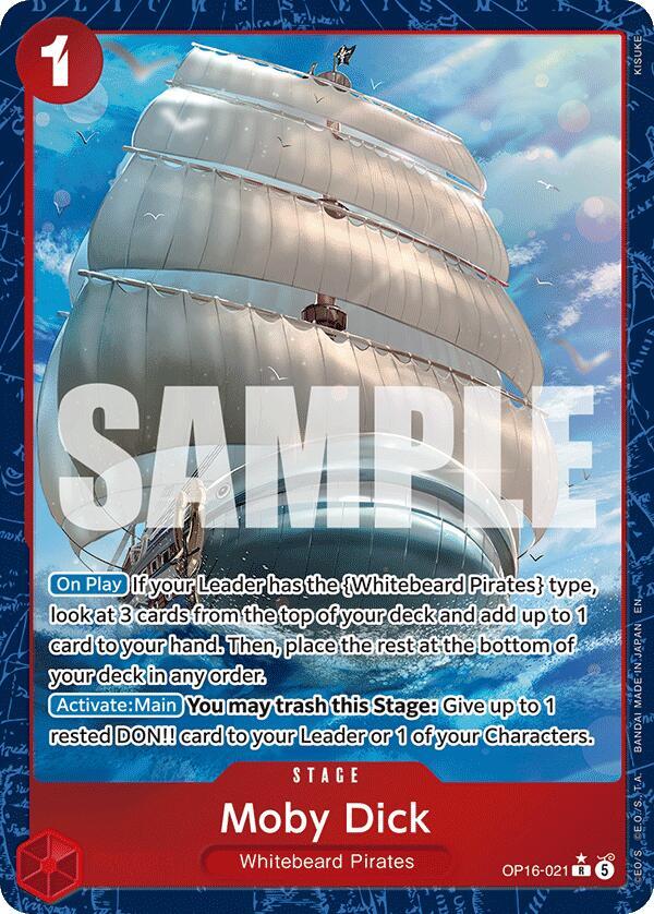 Moby Dick Alternate Art OP16-021 – The Time of Battle | One Piece TCG