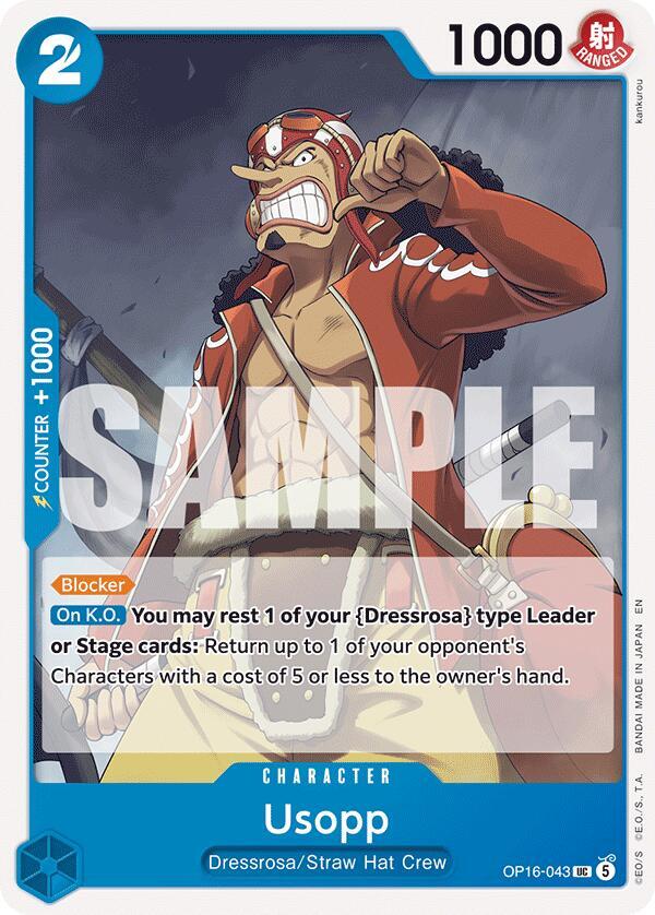 Usopp OP16-043 – The Time of Battle | One Piece TCG