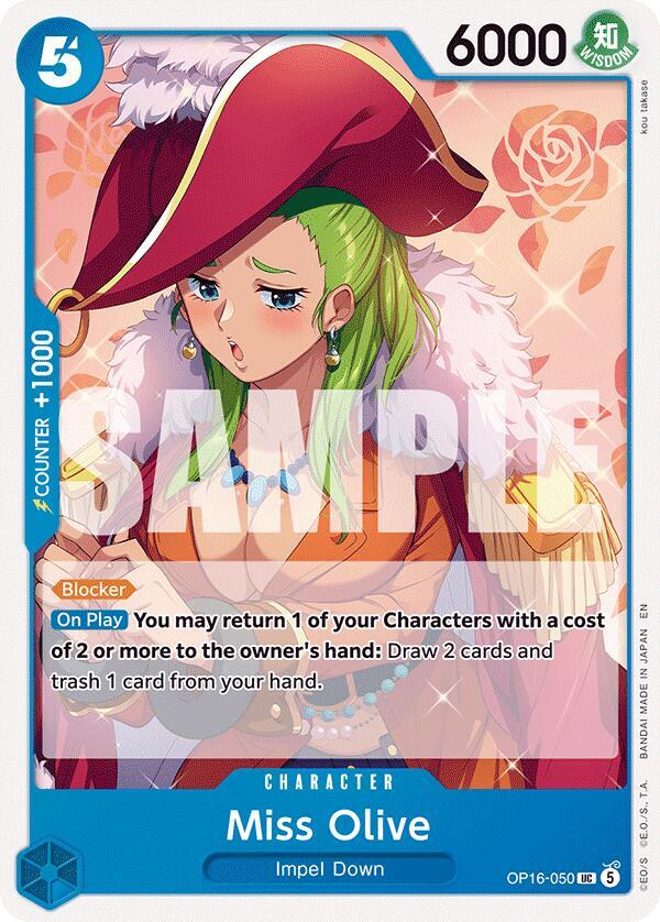 Miss Olive OP16-050 – The Time of Battle | One Piece TCG