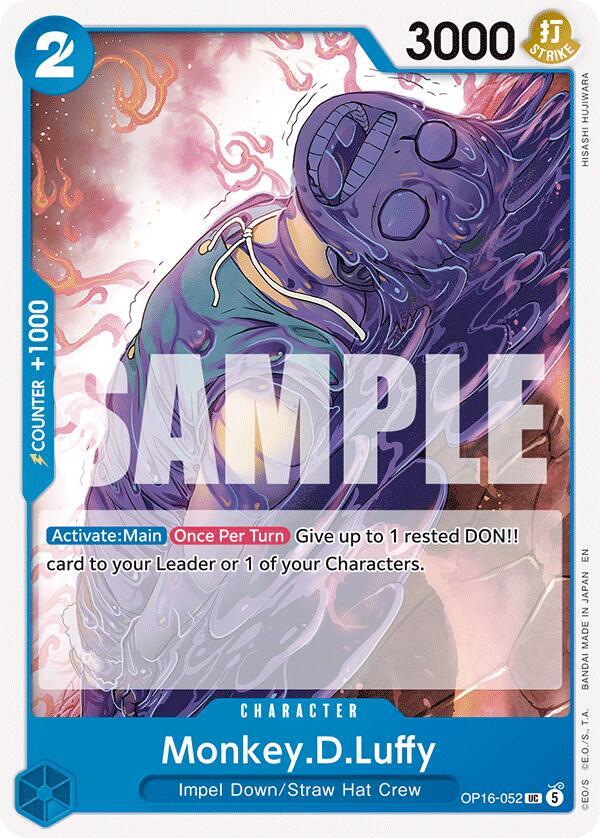 Monkey.D.Luffy OP16-052 – The Time of Battle | One Piece TCG