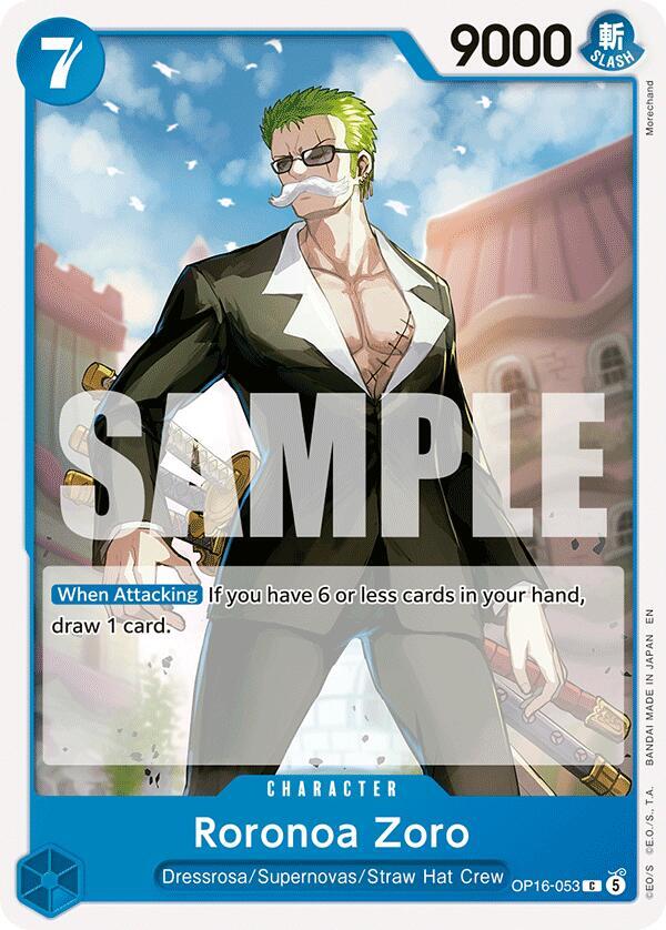 Roronoa Zoro OP16-053 – The Time of Battle | One Piece TCG