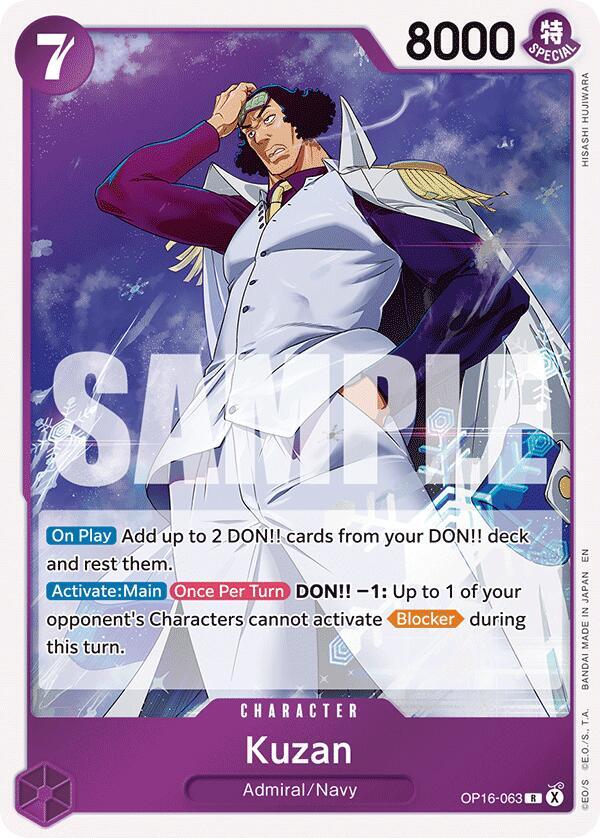 Kuzan OP16-063 – The Time of Battle | One Piece TCG