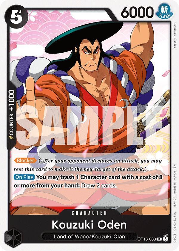 Kouzuki Oden OP16-083 – The Time of Battle | One Piece TCG